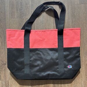 Champion Pink and Black Tote Bag